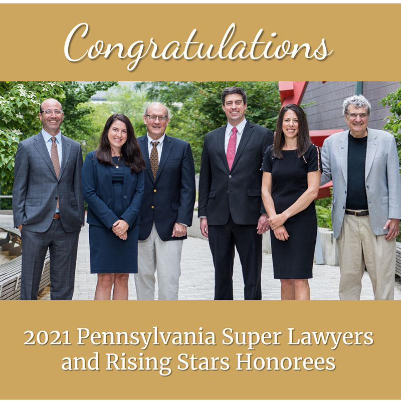 2021 Pennsylvania Super Lawyers Gross McGinley